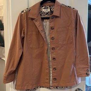 Anthropologie PORRIDGE Ioana Chore Jacket Batik Print